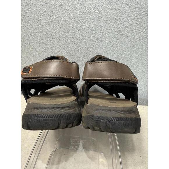 Rugged Outback Mens Brown Adjustable Strap Sandals Size 10 - Picture 4 of 7